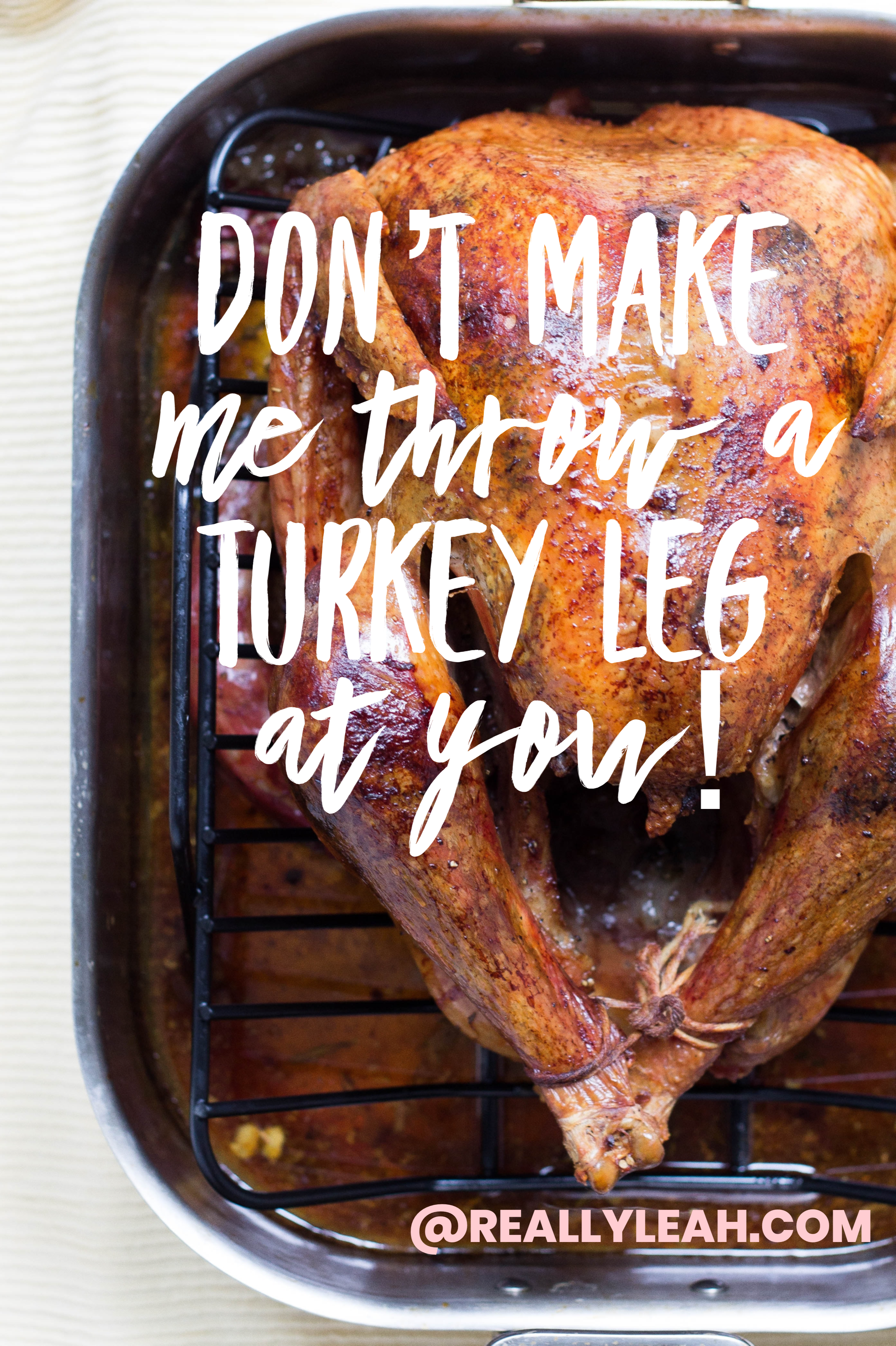 WISHING YOU A HAPPY THANKSGIVING WITH A WARNING